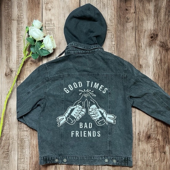 lurking class Jackets & Blazers - Good Times Jean Jacket - Black